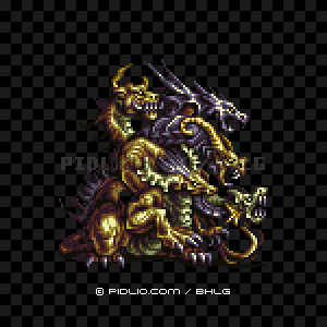 グランドドラゴンの画像 ─ ツインヘッドの進化図鑑 ／ バハムートラグーン攻略