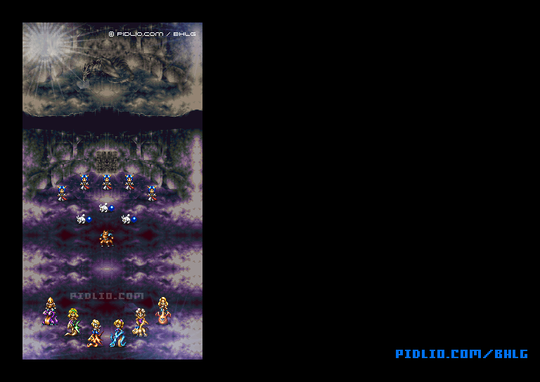 第21章：神竜バハムート ─ 戦闘用マップ ／ バハムートラグーン攻略