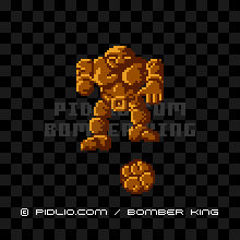 ゴーレムの画像:敵キャラクター図鑑 - ボンバーキング攻略 ─ pidlio.com