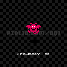 メイジドラキーの画像：FC版ドラクエ1の敵・モンスター図鑑 ／ ドラクエ1攻略