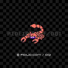 おおさそりの画像：FC版ドラクエ1の敵・モンスター図鑑 ／ ドラクエ1攻略