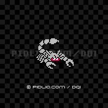 てつのさそりの画像：FC版ドラクエ1の敵・モンスター図鑑 ／ ドラクエ1攻略