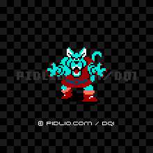 リカントの画像：FC版ドラクエ1の敵・モンスター図鑑 ／ ドラクエ1攻略