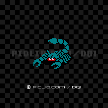 しのさそりの画像：FC版ドラクエ1の敵・モンスター図鑑 ／ ドラクエ1攻略