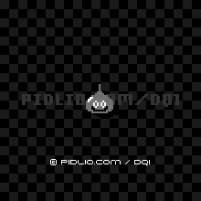 メタルスライムの画像：FC版ドラクエ1の敵・モンスター図鑑 ／ ドラクエ1攻略