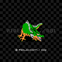 ドラゴンの画像：FC版ドラクエ1の敵・モンスター図鑑 ／ ドラクエ1攻略