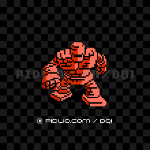 ゴーレムの画像：FC版ドラクエ1の敵・モンスター図鑑 ／ ドラクエ1攻略