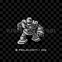 ストーンマンの画像：FC版ドラクエ1の敵・モンスター図鑑 ／ ドラクエ1攻略