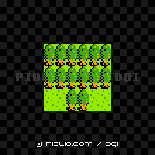 森：FC版ドラクエ1の地形 ／ ドラクエ1攻略