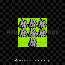 岩山：FC版ドラクエ1の地形 ／ ドラクエ1攻略