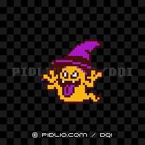 ゴーストの画像：GB版ドラクエ1の敵・モンスター図鑑 ／ ドラクエ1攻略