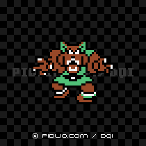 リカントマムルの画像：GB版ドラクエ1の敵・モンスター図鑑 ／ ドラクエ1攻略