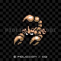 しのさそりの画像：GB版ドラクエ1の敵・モンスター図鑑 ／ ドラクエ1攻略