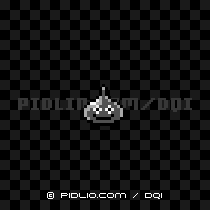 メタルスライムの画像：GB版ドラクエ1の敵・モンスター図鑑 ／ ドラクエ1攻略