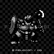 あくまのきしの画像：GB版ドラクエ1の敵・モンスター図鑑 ／ ドラクエ1攻略