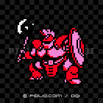 しにがみのきしの画像：GB版ドラクエ1の敵・モンスター図鑑 ／ ドラクエ1攻略