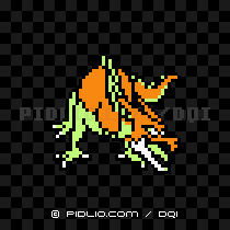 ダースドラゴンの画像：GB版ドラクエ1の敵・モンスター図鑑 ／ ドラクエ1攻略