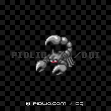 てつのさそりの画像：SFC版ドラクエ1の敵・モンスター図鑑 ／ ドラクエ1攻略