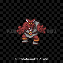 リカントマムルの画像：SFC版ドラクエ1の敵・モンスター図鑑 ／ ドラクエ1攻略