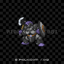 あくまのきしの画像：SFC版ドラクエ1の敵・モンスター図鑑 ／ ドラクエ1攻略