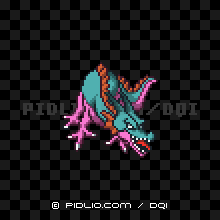 キースドラゴンの画像：SFC版ドラクエ1の敵・モンスター図鑑 ／ ドラクエ1攻略