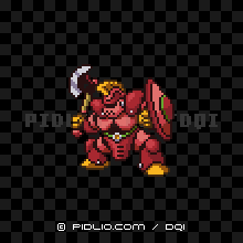 しにがみのきしの画像：SFC版ドラクエ1の敵・モンスター図鑑 ／ ドラクエ1攻略