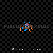 アイアンアントの画像：FC版ドラクエ2の敵・モンスター図鑑 ／ ドラクエ2攻略