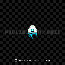 しびれくらげの画像：FC版ドラクエ2の敵・モンスター図鑑 ／ ドラクエ2攻略