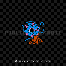 ポイズンキッスの画像：FC版ドラクエ2の敵・モンスター図鑑 ／ ドラクエ2攻略