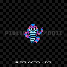 バシリスクの画像：FC版ドラクエ2の敵・モンスター図鑑 ／ ドラクエ2攻略