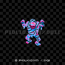 マミーの画像:FC版ドラクエ2の敵・モンスター図鑑 / ドラクエ2攻略