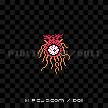 あくまのめだまの画像:FC版ドラクエ2の敵・モンスター図鑑 / ドラクエ2攻略