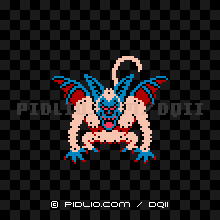 デビルロードの画像：FC版ドラクエ2の敵・モンスター図鑑 ／ ドラクエ2攻略