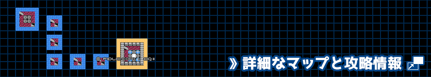 精霊のほこらの簡易マップ画像 / FC版ドラゴンクエスト2攻略 ─ pidlio.com