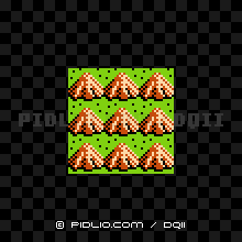 山：SFC版ドラクエ2の地形 ／ ドラクエ1攻略