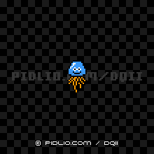 ホイミスライムの画像：GB版ドラクエ2の敵・モンスター図鑑 ／ ドラクエ2攻略