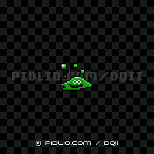 バブルスライムの画像：GB版ドラクエ2の敵・モンスター図鑑 ／ ドラクエ2攻略