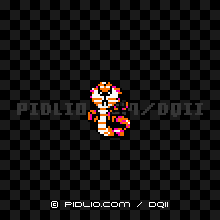 キングコブラの画像：GB版ドラクエ2の敵・モンスター図鑑 ／ ドラクエ2攻略