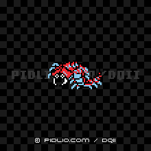 よろいムカデの画像：GB版ドラクエ2の敵・モンスター図鑑 ／ ドラクエ2攻略