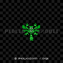 リザードフライの画像：GB版ドラクエ2の敵・モンスター図鑑 ／ ドラクエ2攻略