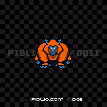 マンドリルの画像：GB版ドラクエ2の敵・モンスター図鑑 ／ ドラクエ2攻略