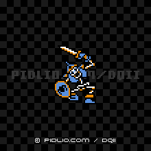 アンデッドマンの画像：GB版ドラクエ2の敵・モンスター図鑑 ／ ドラクエ2攻略