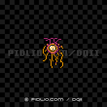 あくまのめだまの画像：GB版ドラクエ2の敵・モンスター図鑑 ／ ドラクエ2攻略