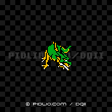 ドラゴンの画像：GB版ドラクエ2の敵・モンスター図鑑 ／ ドラクエ2攻略