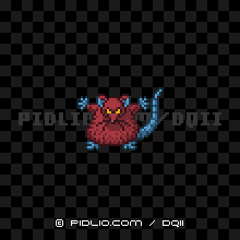 おばけねずみの画像：SFC版ドラクエ2の敵・モンスター図鑑 ／ ドラクエ2攻略