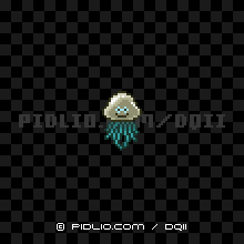 しびれくらげの画像：SFC版ドラクエ2の敵・モンスター図鑑 ／ ドラクエ2攻略