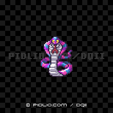 バシリスクの画像：SFC版ドラクエ2の敵・モンスター図鑑 ／ ドラクエ2攻略