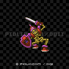 スカルナイトの画像：SFC版ドラクエ2の敵・モンスター図鑑 ／ ドラクエ2攻略