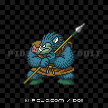 オークキングの画像：SFC版ドラクエ2の敵・モンスター図鑑 ／ ドラクエ2攻略