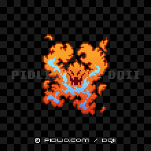 フレイムの画像：SFC版ドラクエ2の敵・モンスター図鑑 ／ ドラクエ2攻略